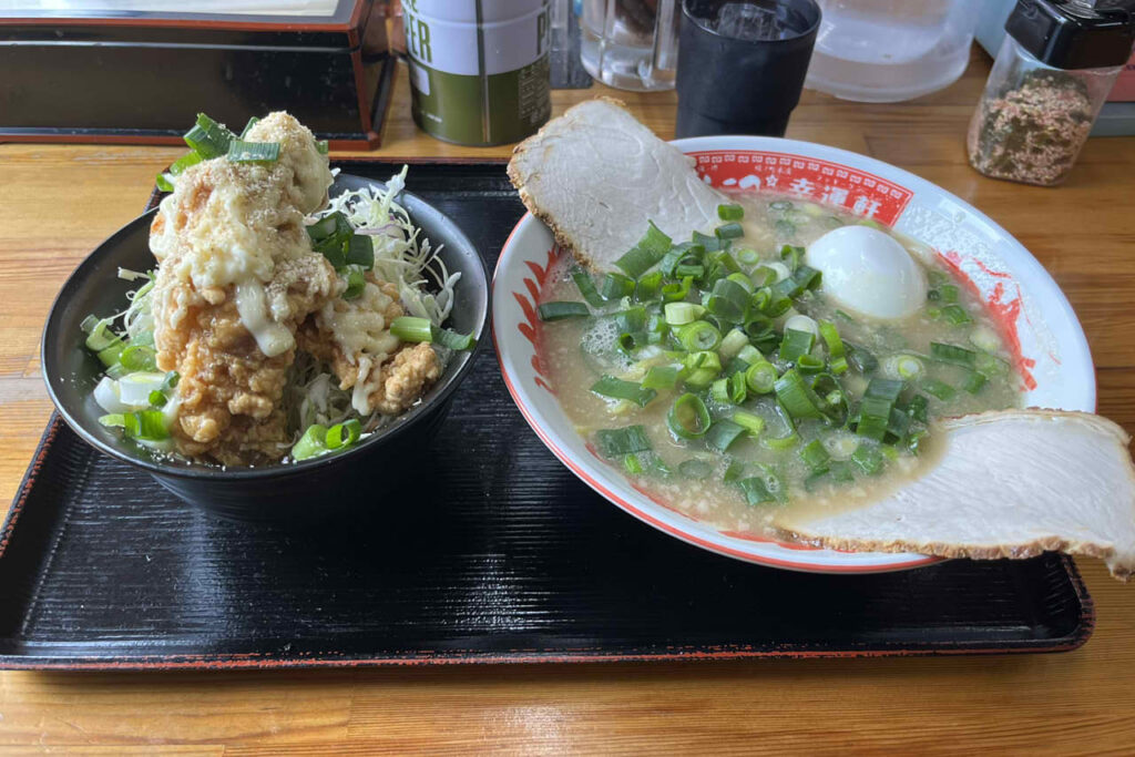 幸運軒　ラッキー軒　ラーメン　三国ヶ丘