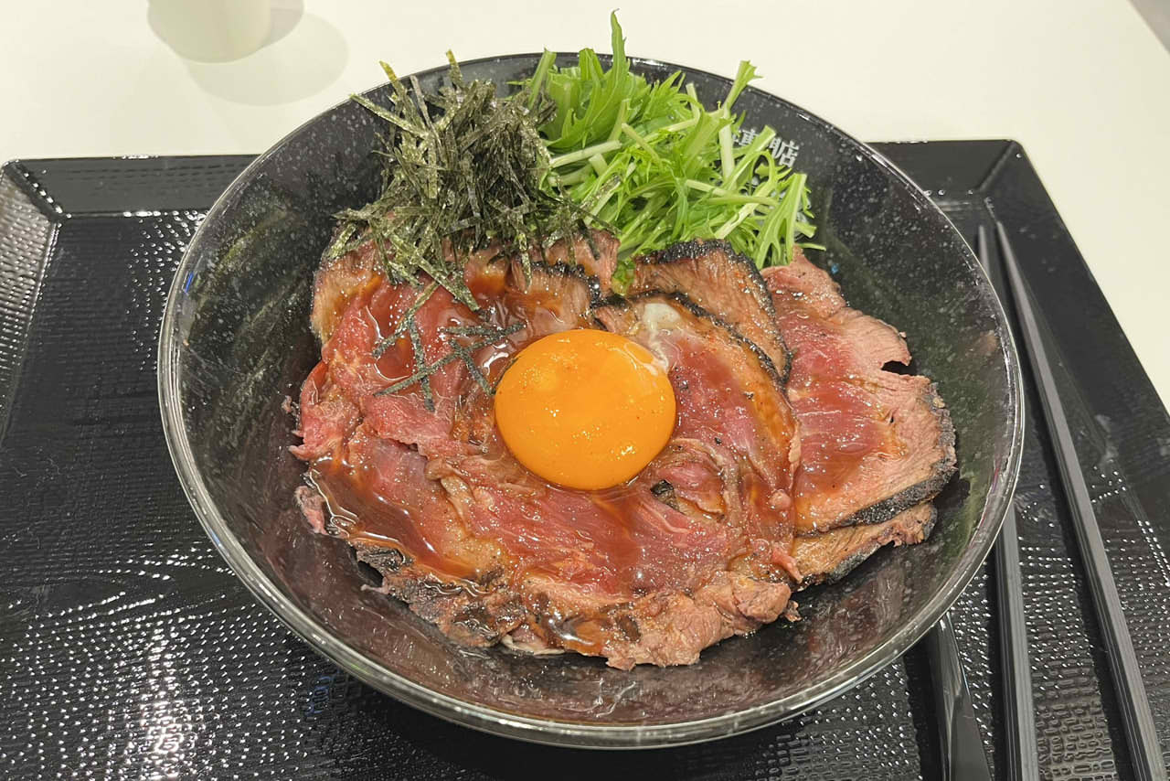 肉と共に生きる　ららぽーと堺　ソウルからナポリまで　フードスタジアム　ローストビーフ丼