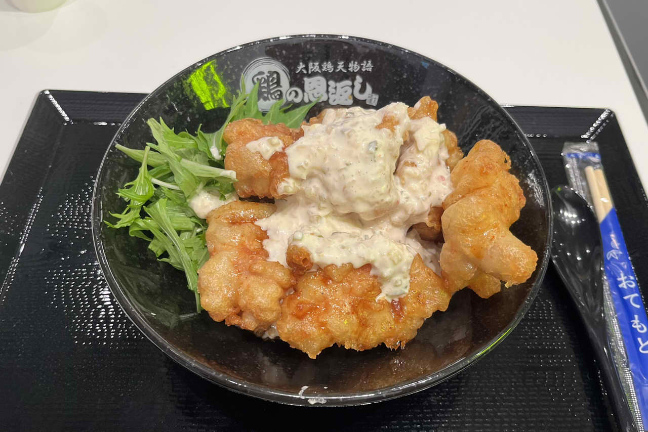 鶏の恩返し　ららぽーと堺　ソウルからナポリまで　フードスタジアム　鶏天丼