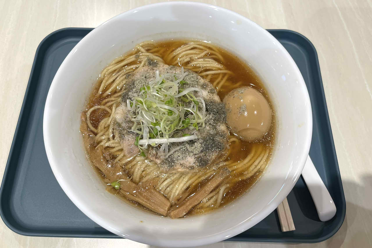 【ラーメンギャラクシー】イオン堺北花田にできた人類みな麺類系列の煮干し醤油ラーメン！