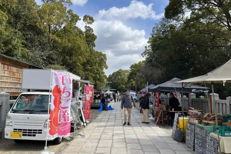 じんじゃdeまるしぇ。　大鳥大社　鳳　キッチンカー