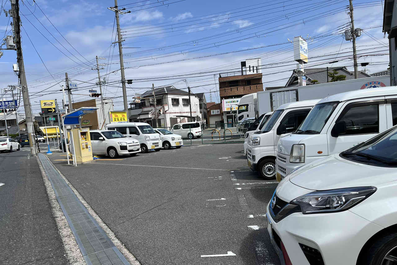 百舌鳥八幡宮　近くの駐車場　パーキングエリア