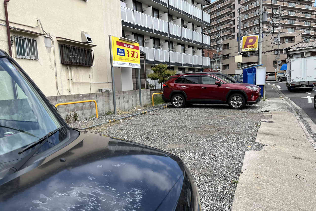 百舌鳥八幡宮　近くの駐車場　パーキングエリア