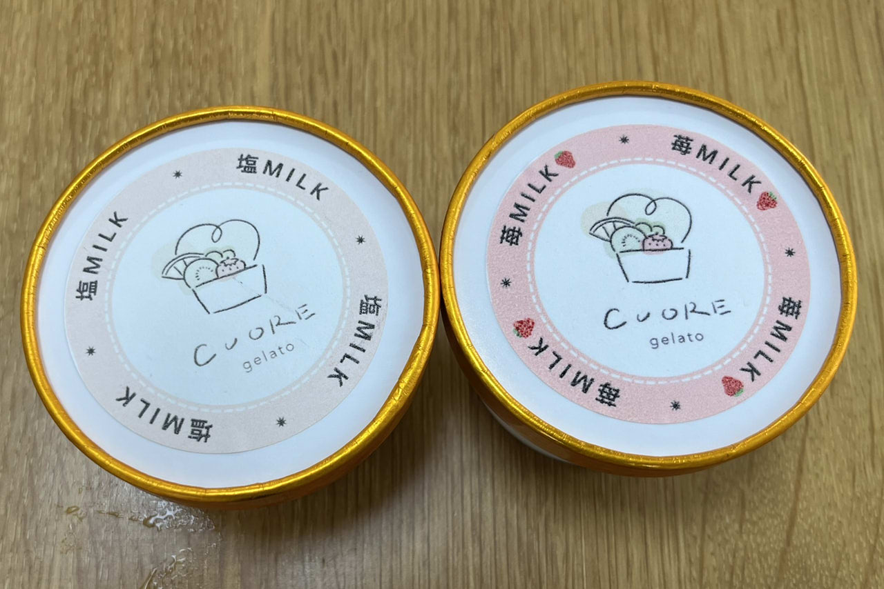 CUORE gelato　中百舌鳥　ジェラート　アイスクリーム