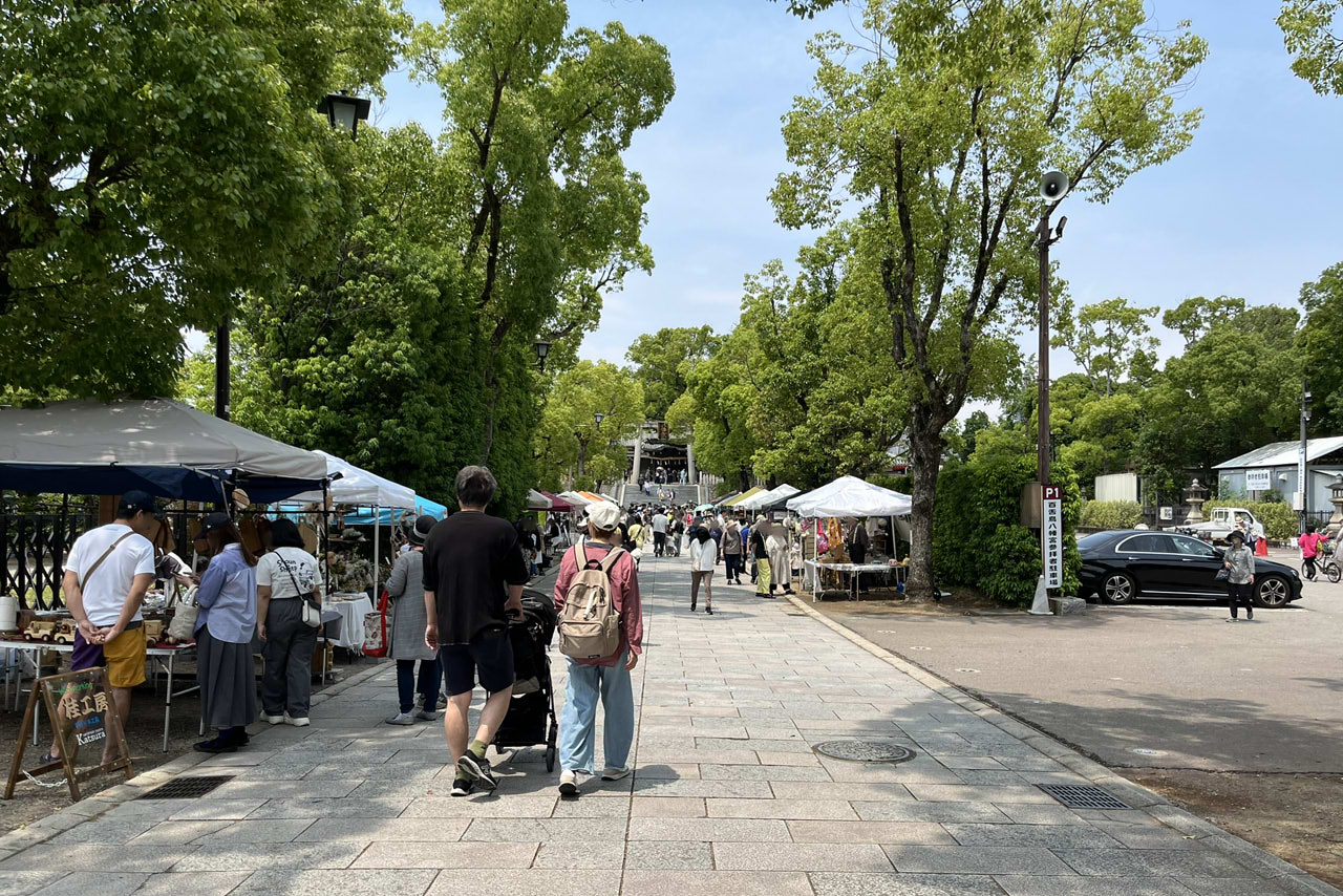 はちまんマルシェ　百舌鳥八幡宮