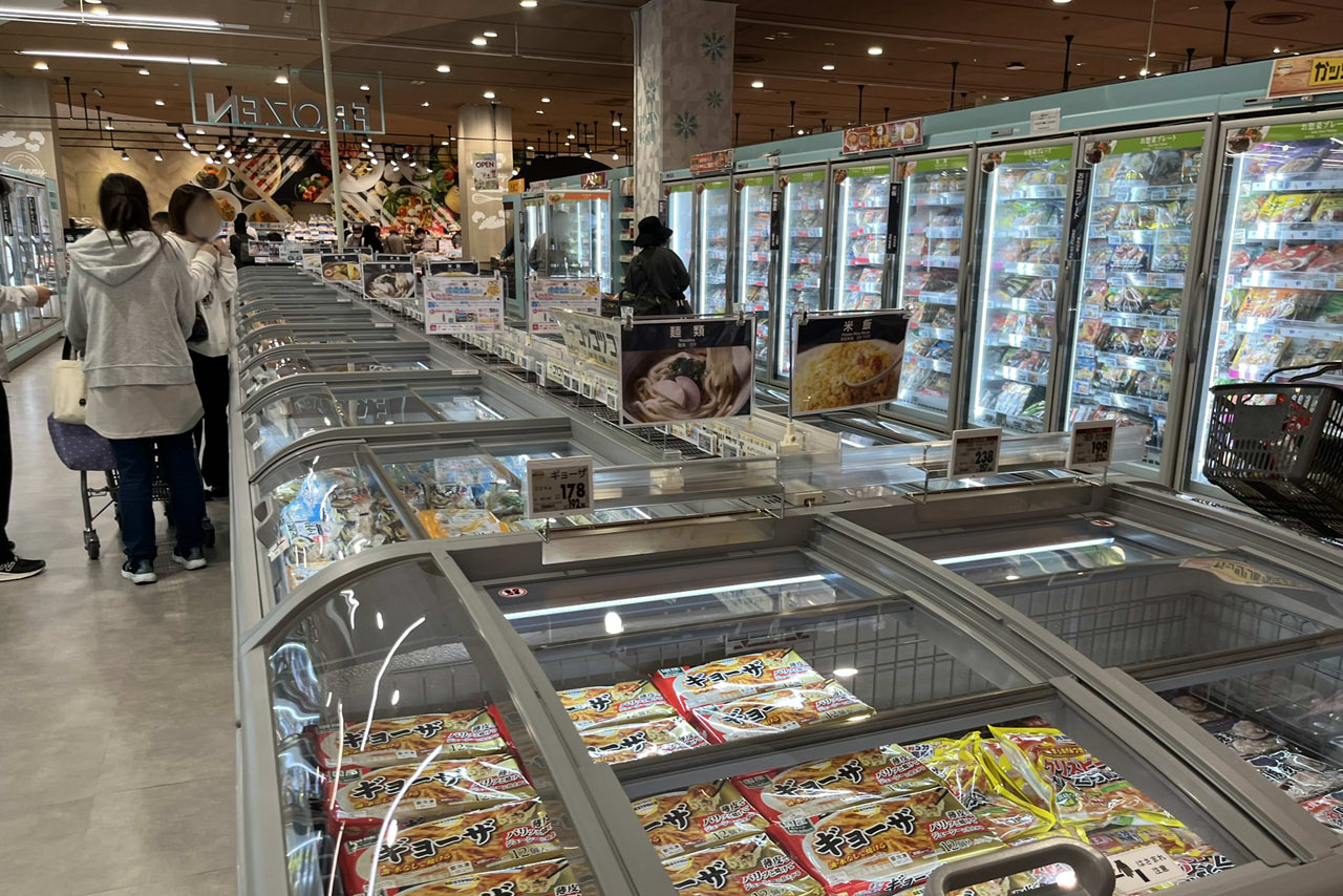 イオン堺鳳ウィングスのリニューアル後の店内や施設の様子　食料品