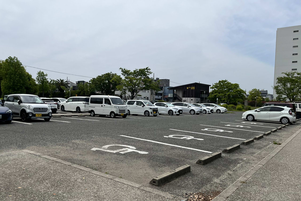 金岡公園の雰囲気や施設が伝わる現地の風景