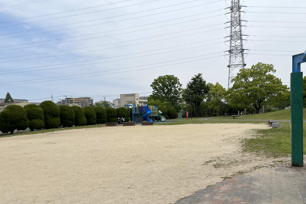 金岡公園の雰囲気や施設が伝わる現地の風景
