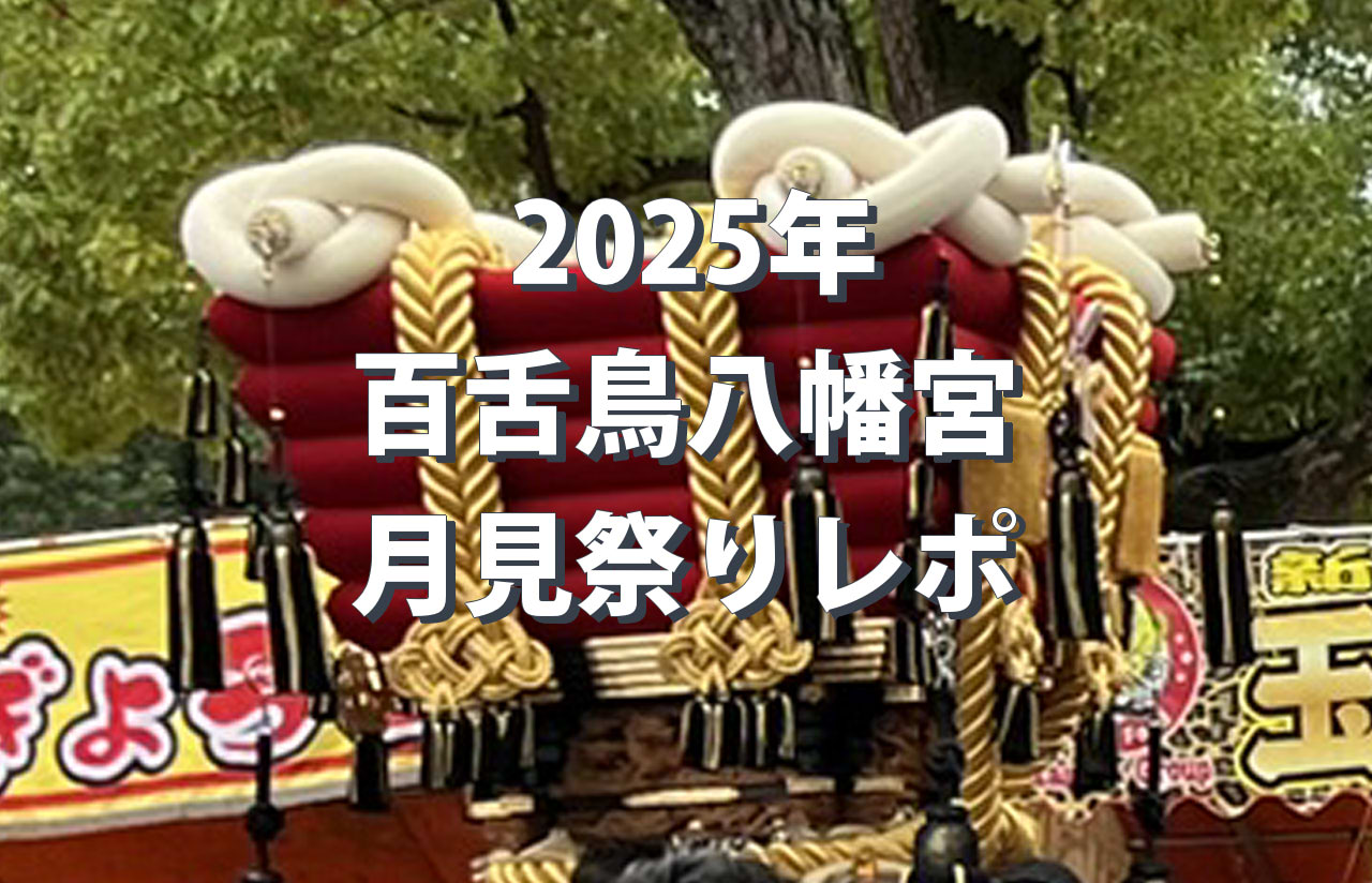 【2025年】百舌鳥八幡のふとん太鼓まつり行ってきた!出店・混雑・現地のリアルレポート